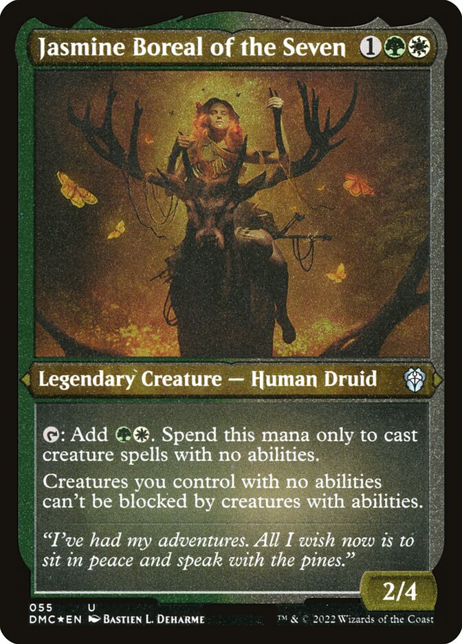 Jasmine Boreal of the Seven - Etched - Foil