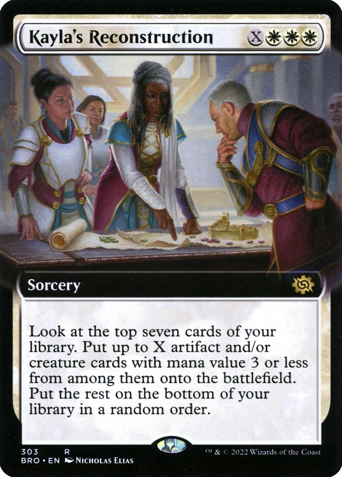 Kayla's Reconstruction - Extended Art - Foil