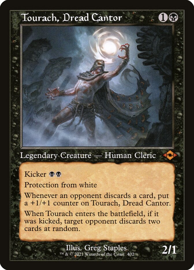 Tourach, Dread Cantor - Retro Frame - Foil