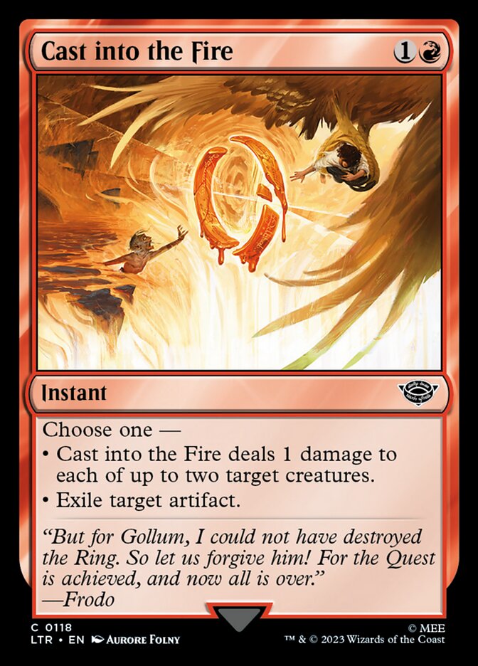 Cast into the Fire - Foil