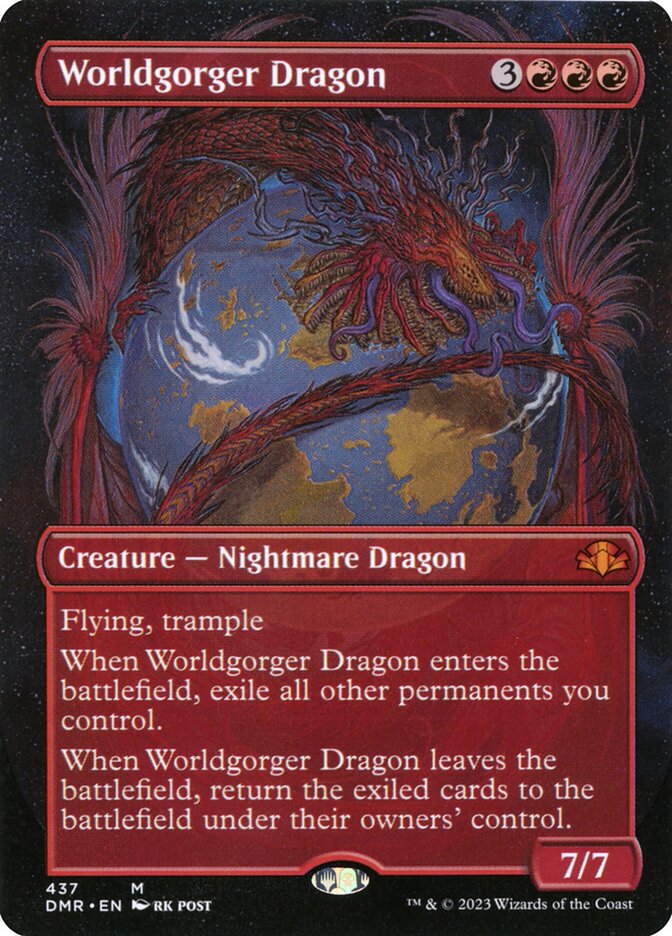 Worldgorger Dragon - Borderless - Foil