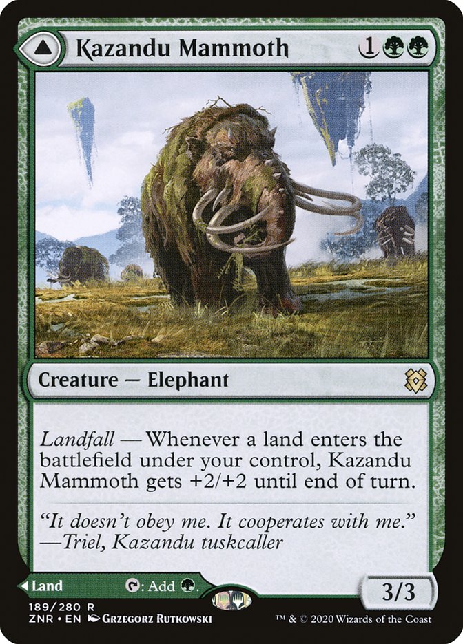 Kazandu Mammoth // Kazandu Valley - Foil