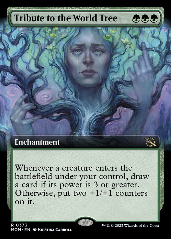 Tribute to the World Tree - Extended Art - Foil