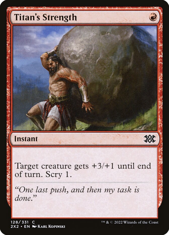 Titan's Strength - Foil