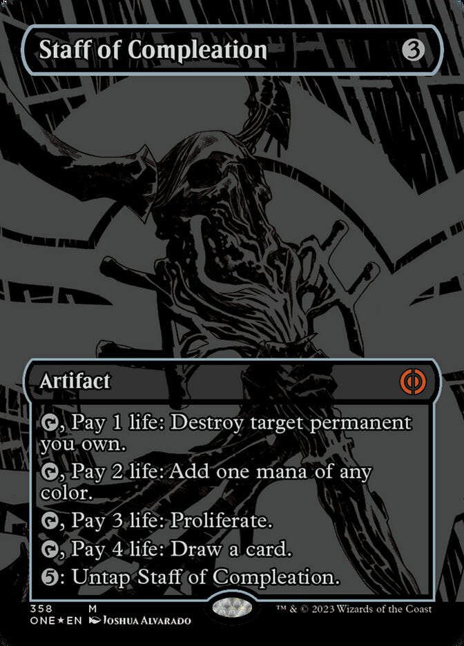 Staff of Compleation - Oil Slick - Foil
