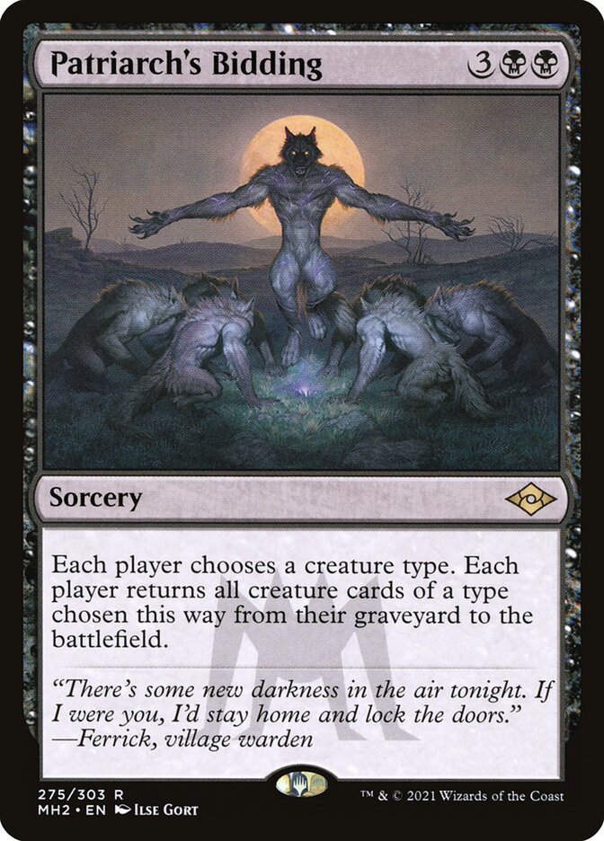 Patriarch's Bidding - Foil