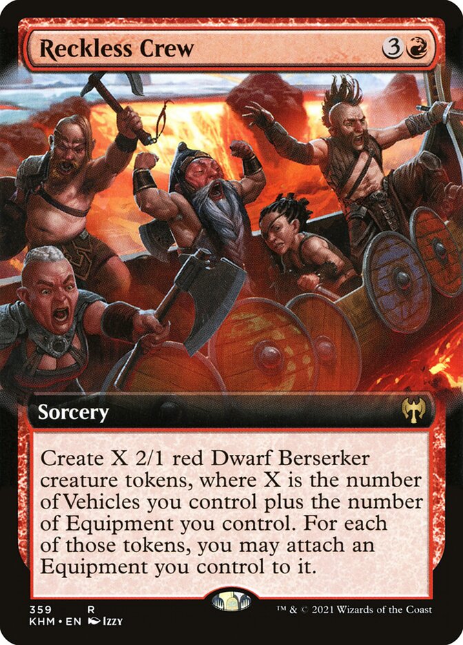 Reckless Crew - Extended Art - Foil