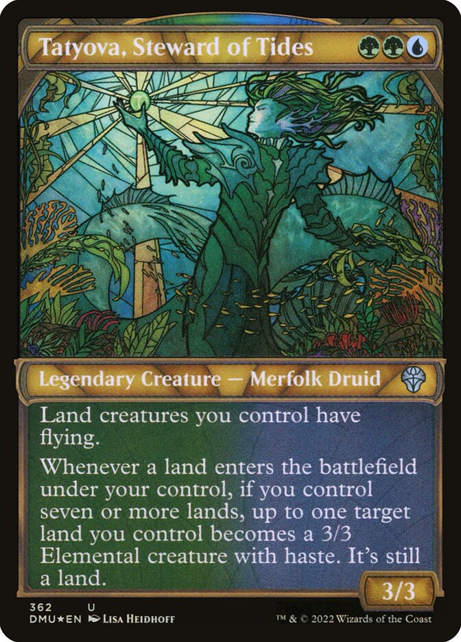 Tatyova, Steward of Tides - Textured - Foil