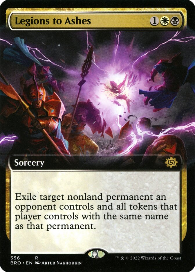 Legions to Ashes - Extended Art - Foil