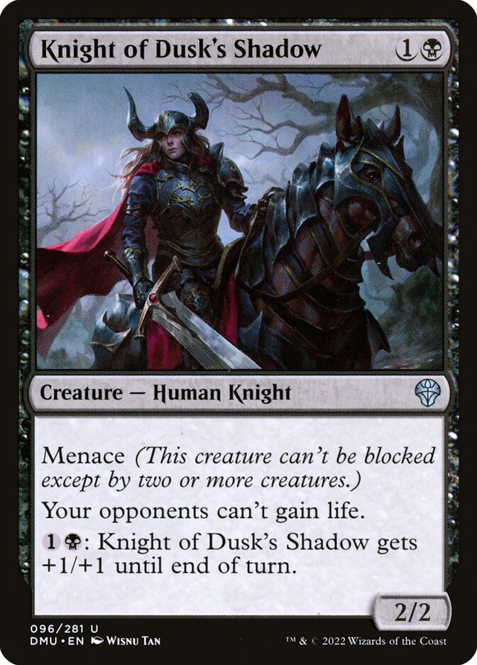 Knight of Dusk's Shadow - Foil