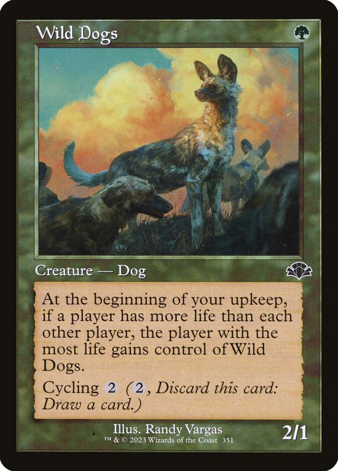 Wild Dogs - Retro Frame - Foil