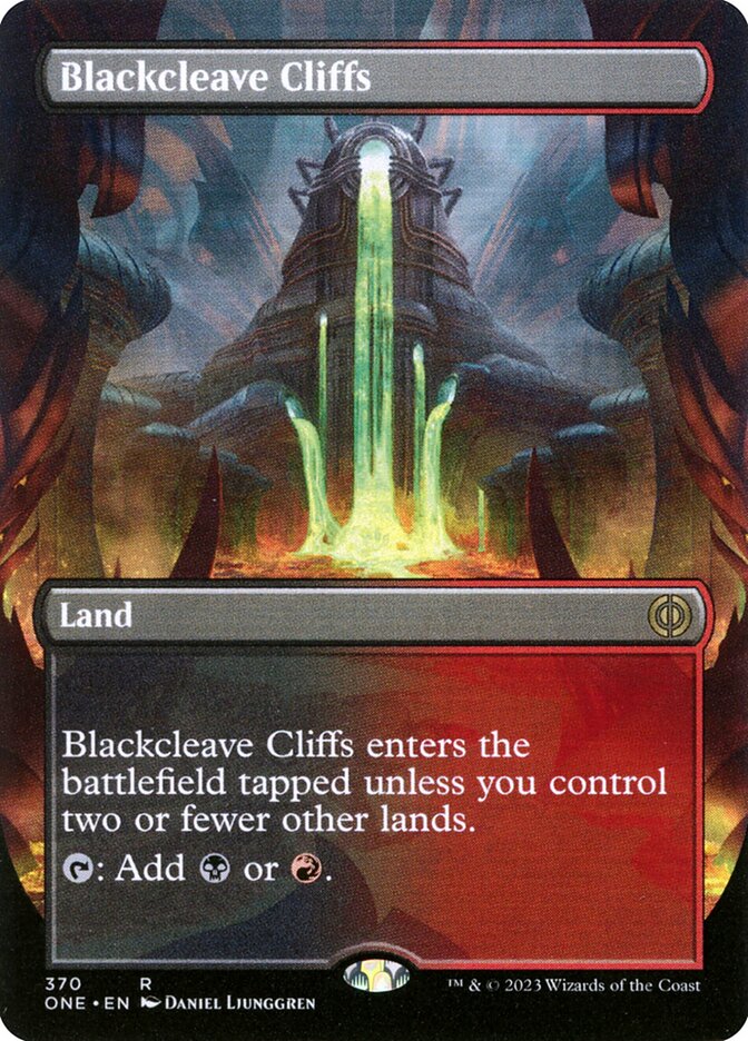 Blackcleave Cliffs - Borderless - Foil