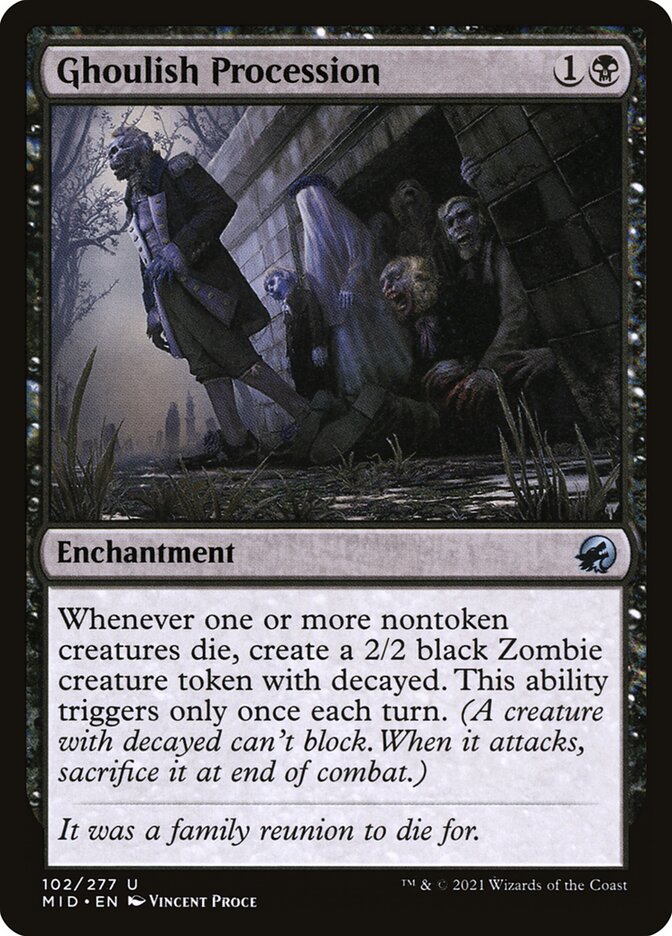 Ghoulish Procession - Foil
