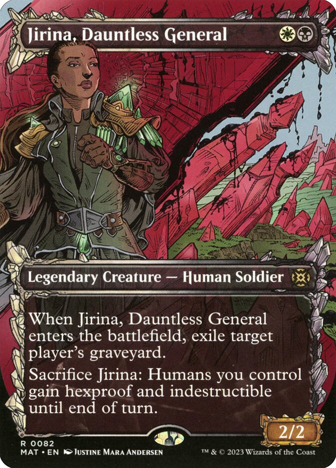 Jirina, Dauntless General - Showcase - Foil