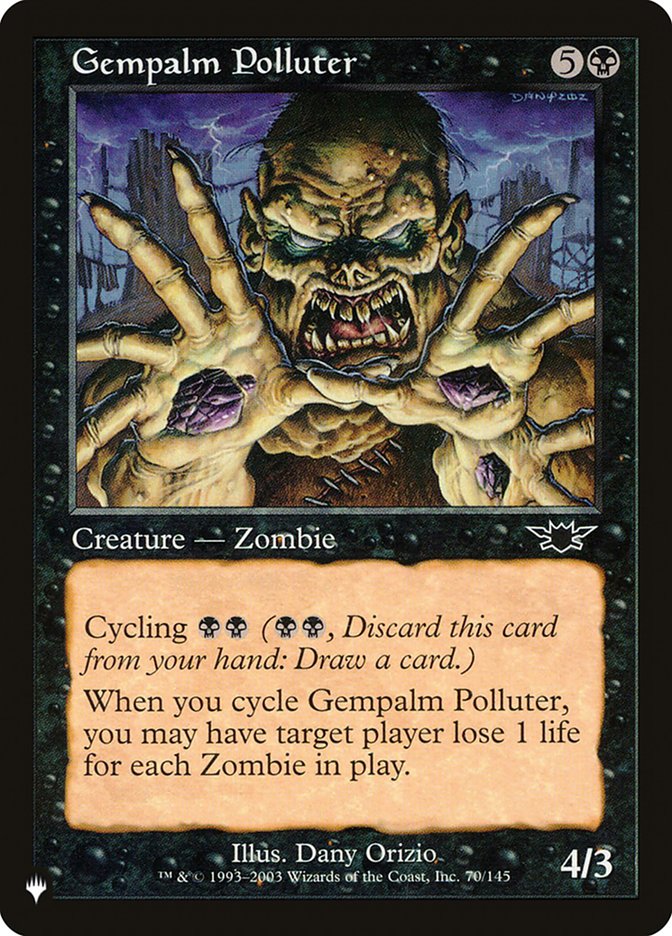 Gempalm Polluter - The List