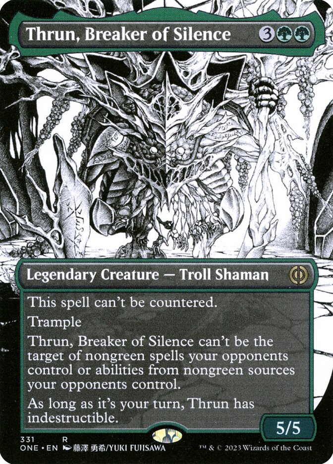Thrun, Breaker of Silence - Borderless - Foil