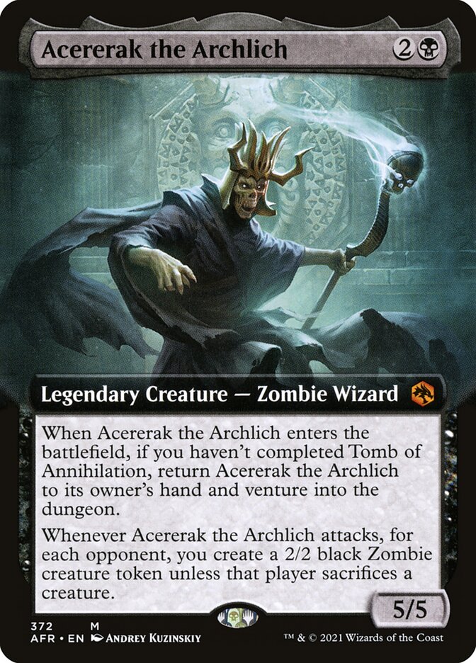 Acererak the Archlich - Extended Art