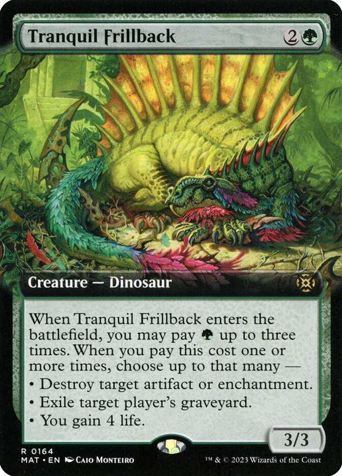 Tranquil Frillback - Extended Art - Foil