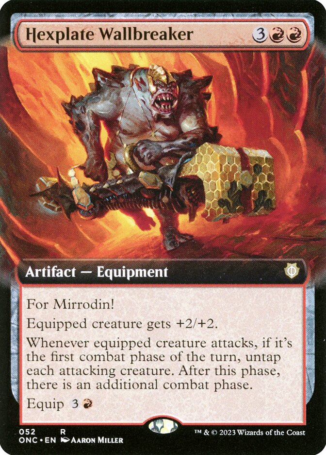 Hexplate Wallbreaker - Extended Art - Foil