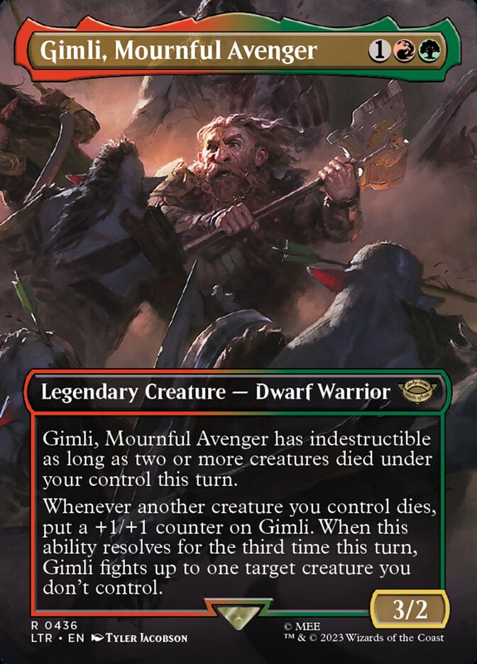 Gimli, Mournful Avenger - Borderless - Foil