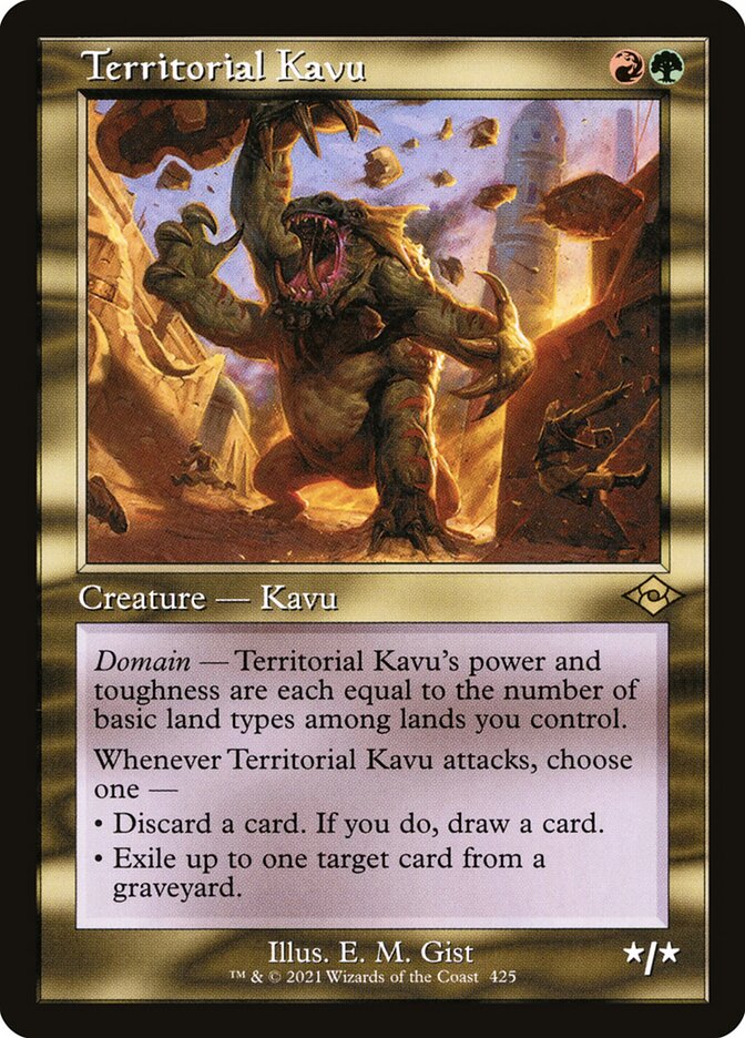 Territorial Kavu - Retro Frame - Foil