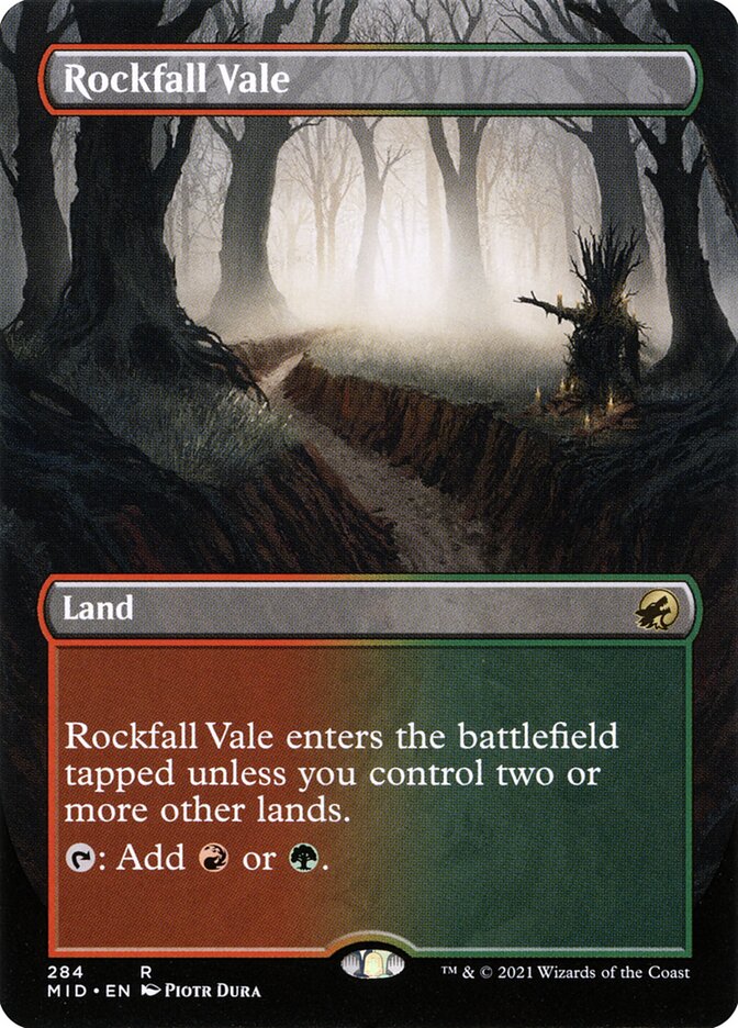 Rockfall Vale - Borderless