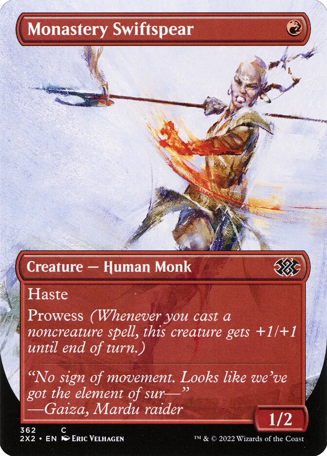 Monastery Swiftspear - Borderless - Foil