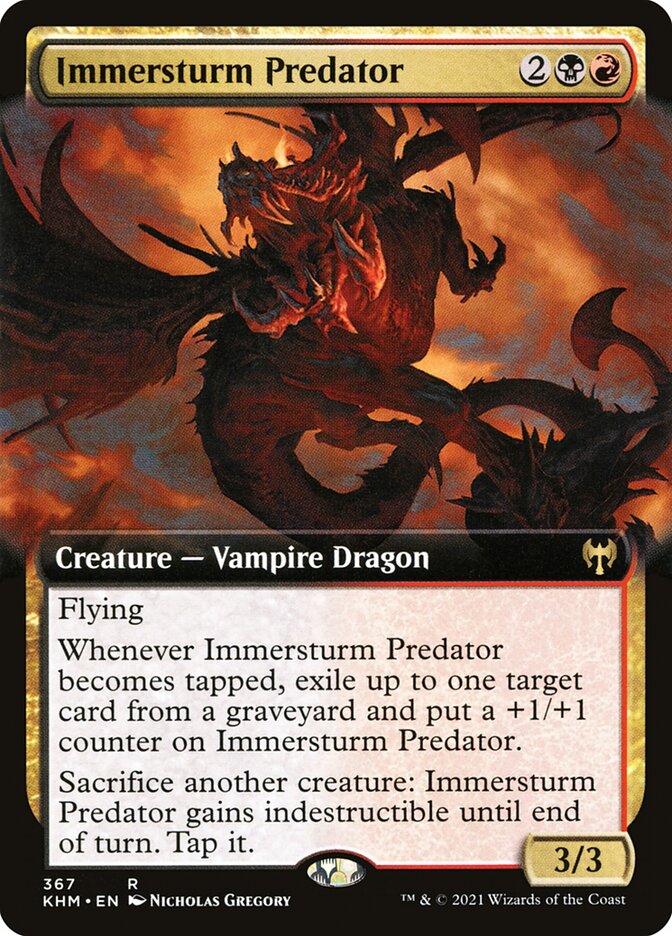 Immersturm Predator - Extended Art - Foil