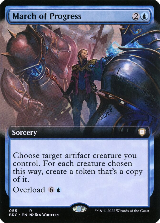 March of Progress - Extended Art - Foil
