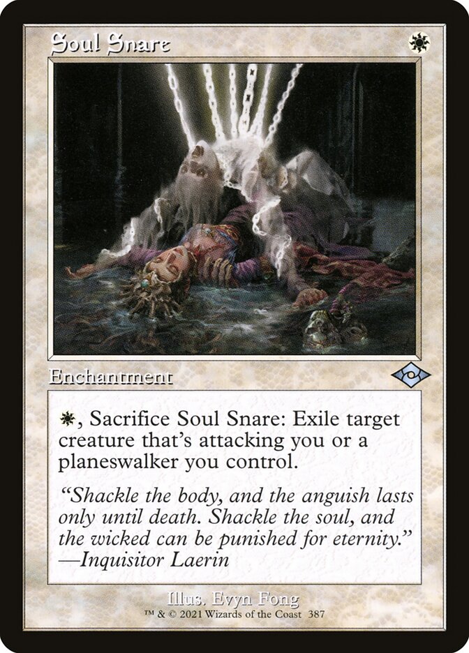 Soul Snare - Retro Frame - Foil