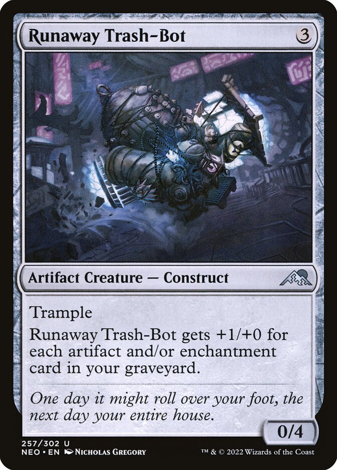 Runaway Trash-Bot - Foil