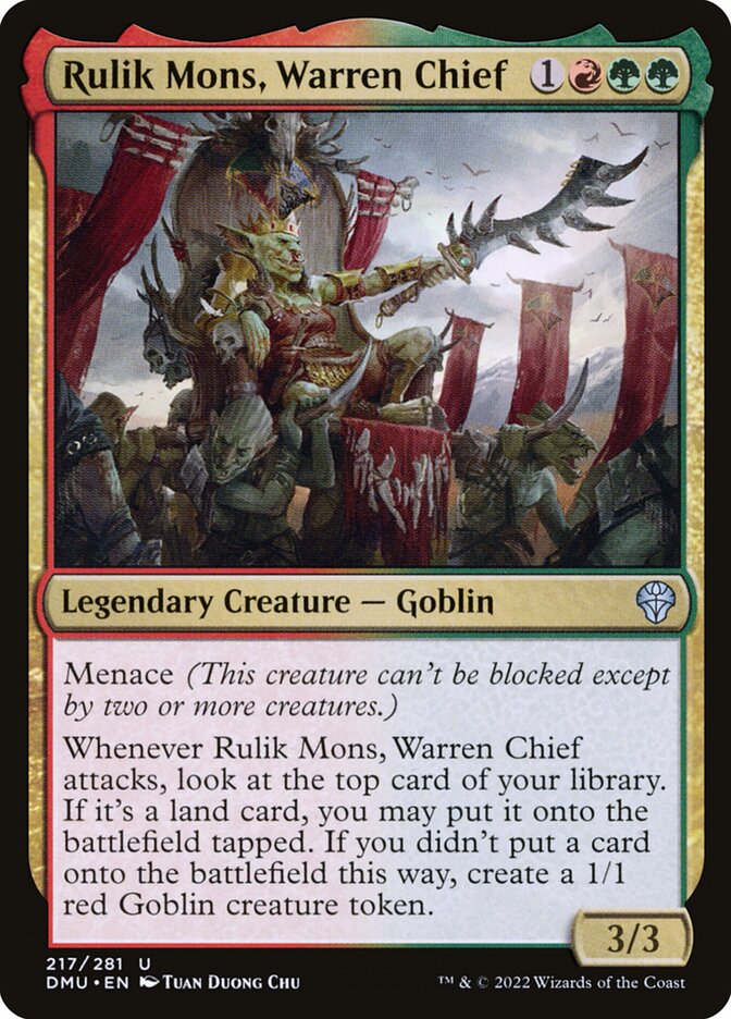 Rulik Mons, Warren Chief - Foil