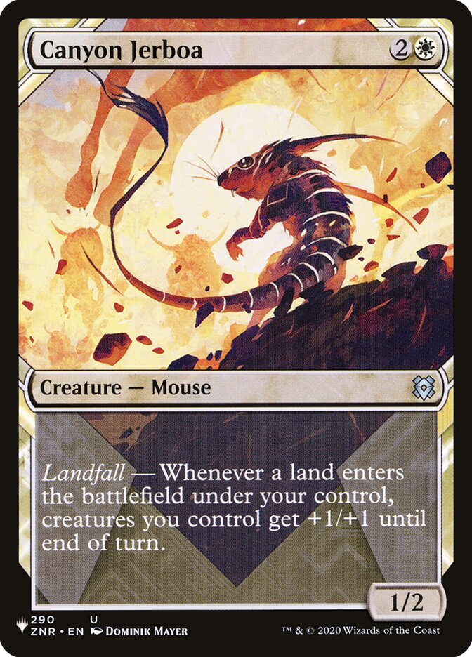 Canyon Jerboa - The List