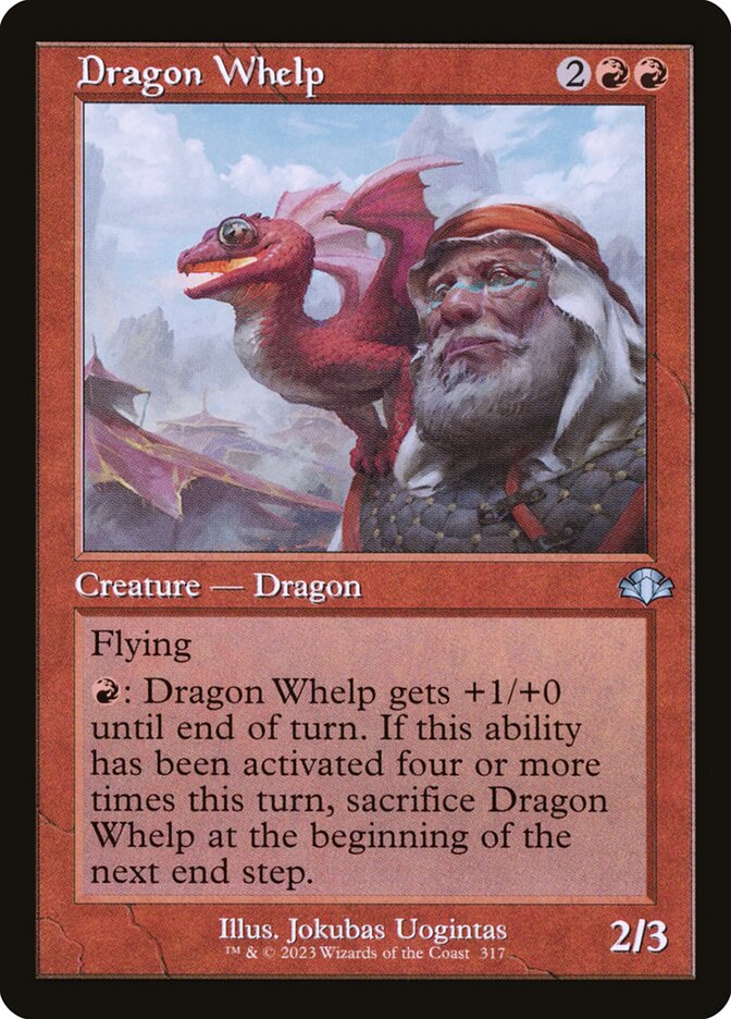 Dragon Whelp - Retro Frame