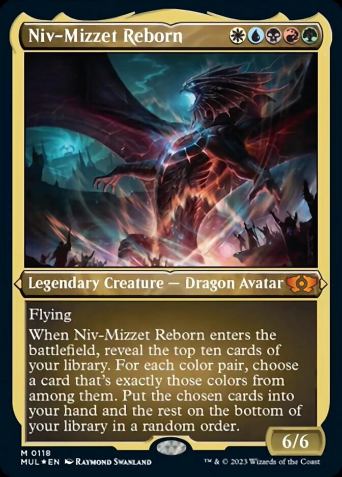 Niv-Mizzet Reborn - Etched - Foil