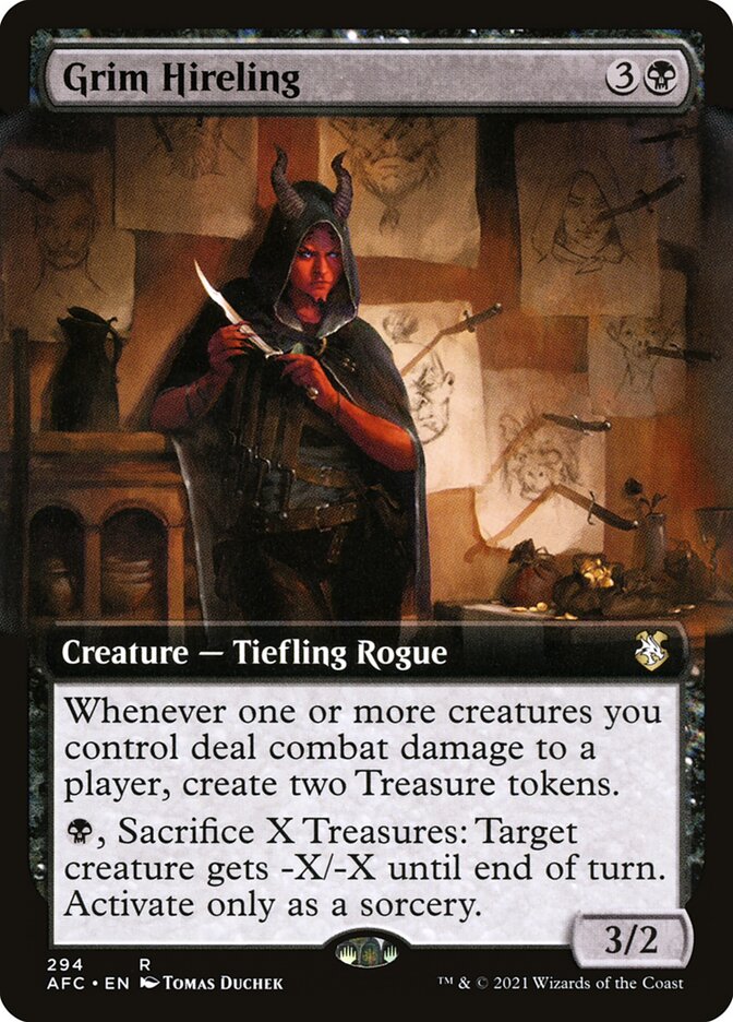 Grim Hireling - Extended Art