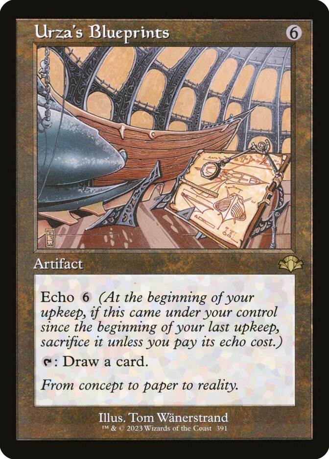 Urza's Blueprints - Retro Frame - Foil