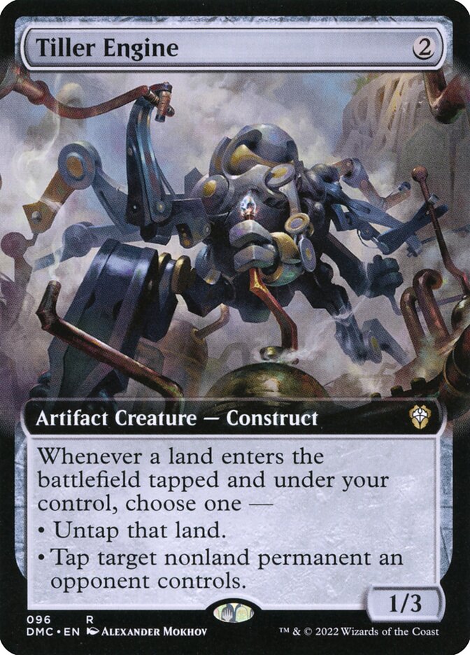 Tiller Engine - Extended Art - Foil