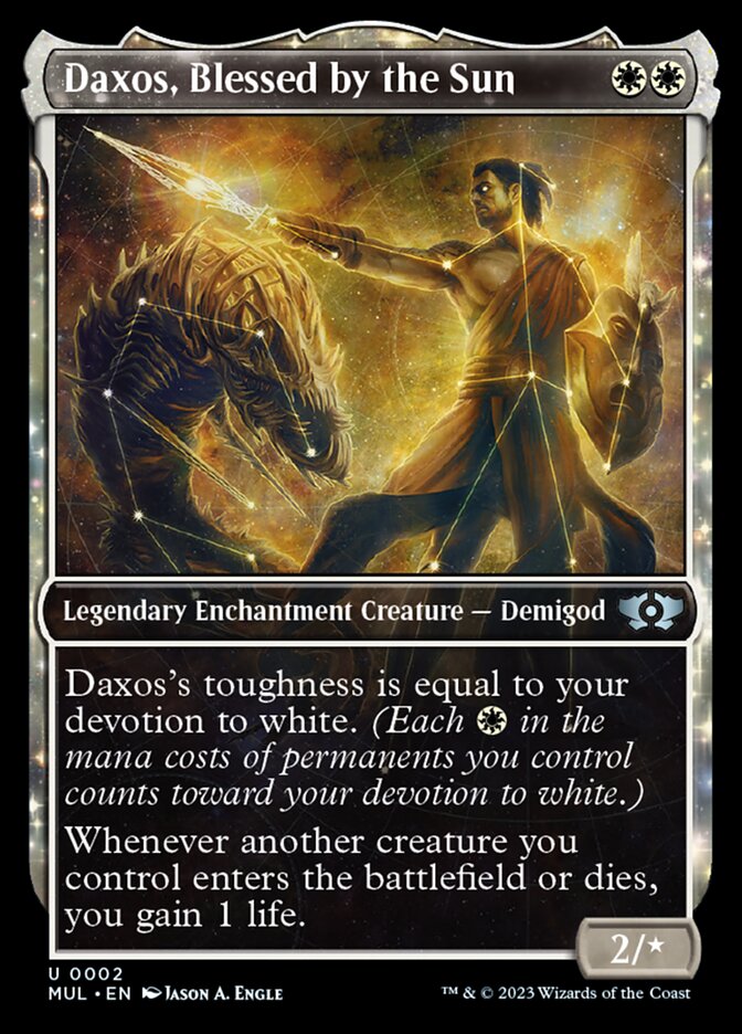 Daxos, Blessed by the Sun - Showcase - Foil