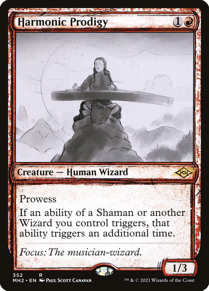 Harmonic Prodigy - Sketch Art - Foil