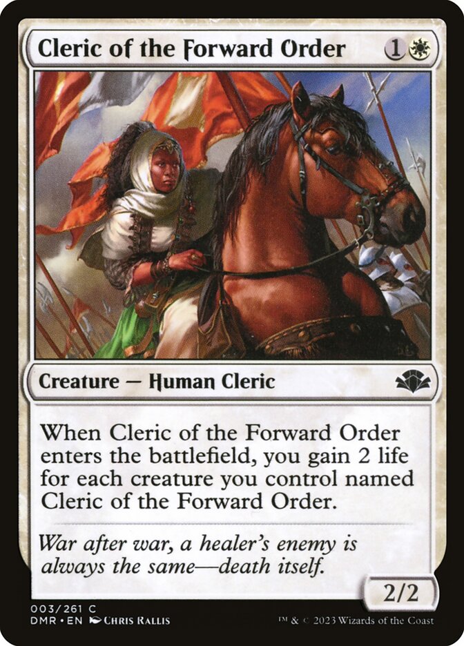 Cleric of the Forward Order - Foil