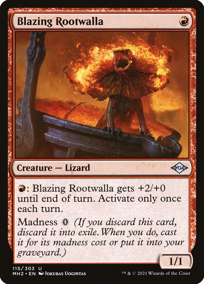 Blazing Rootwalla - Foil