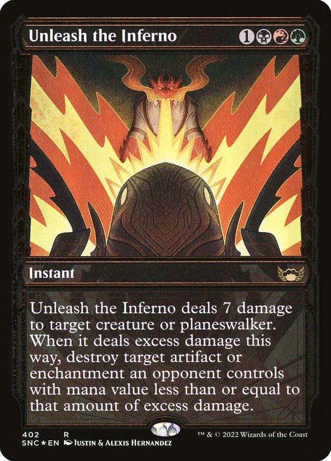 Unleash the Inferno - Gilded - Foil