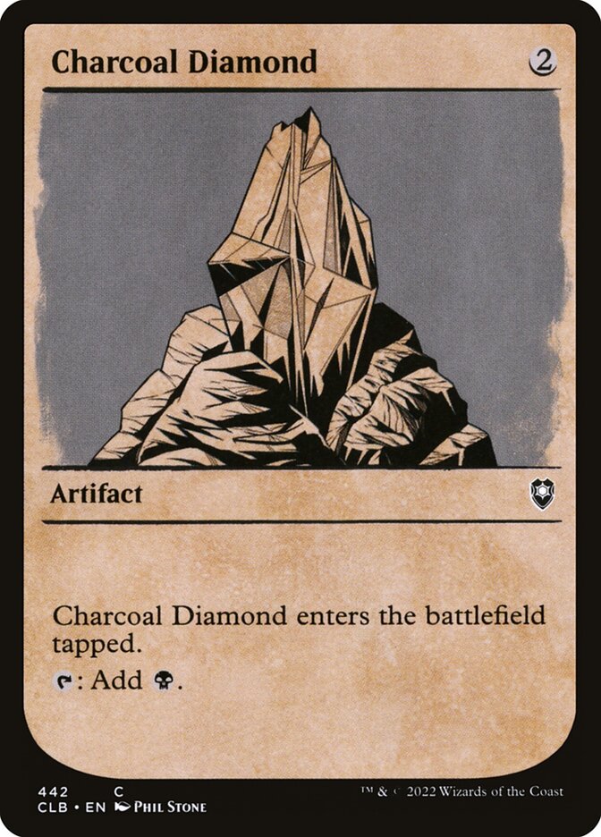 Charcoal Diamond - Showcase - Foil