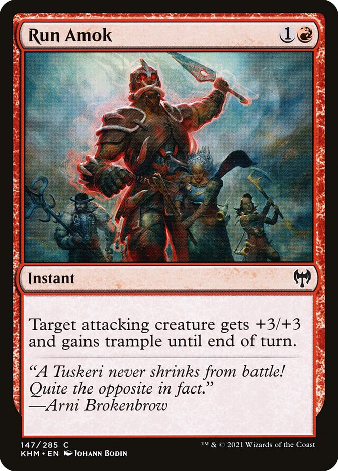 Run Amok - Foil