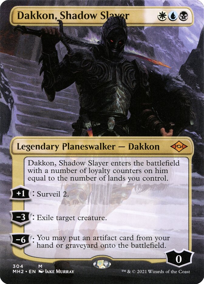 Dakkon, Shadow Slayer - Borderless - Foil