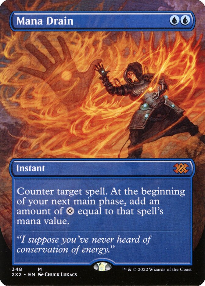Mana Drain - Borderless - Foil