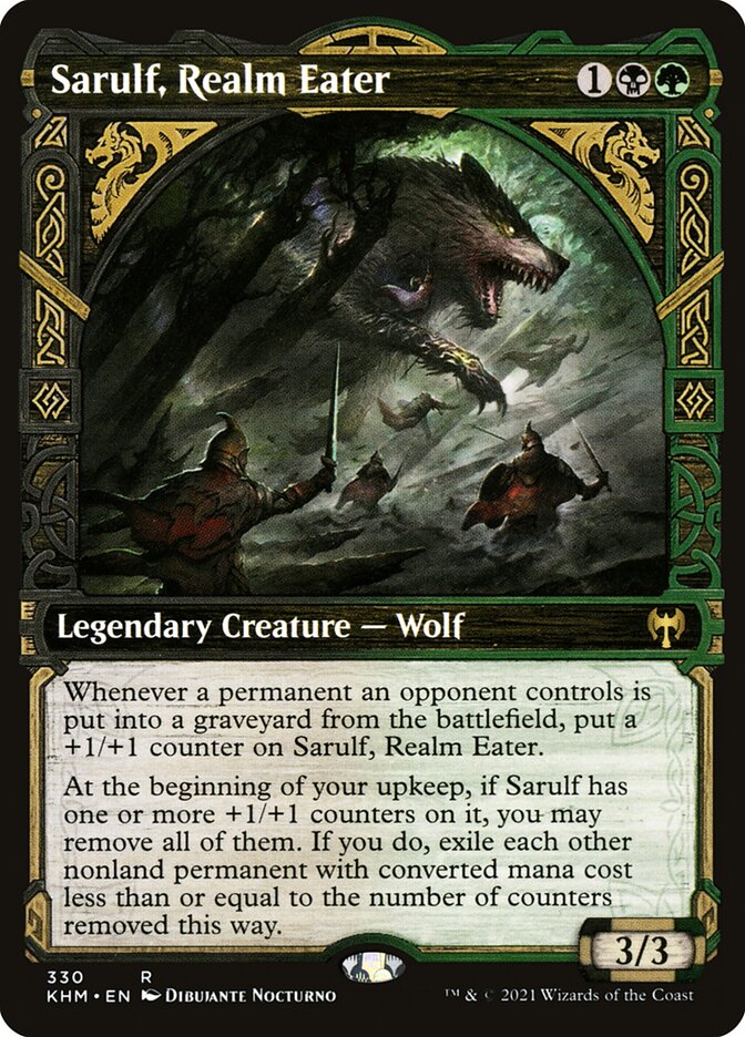 Sarulf, Realm Eater - Showcase - Foil