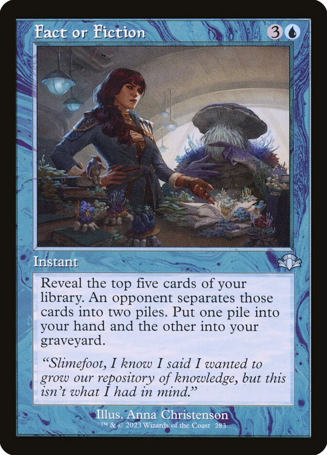 Fact or Fiction - Retro Frame - Foil