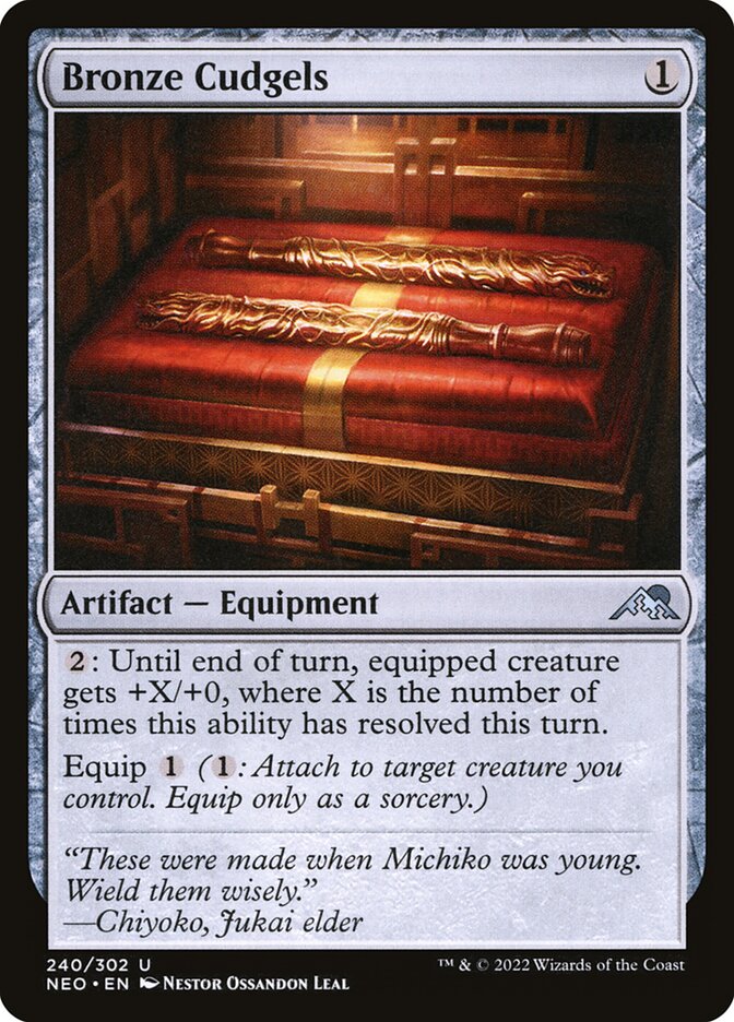 Bronze Cudgels - Foil